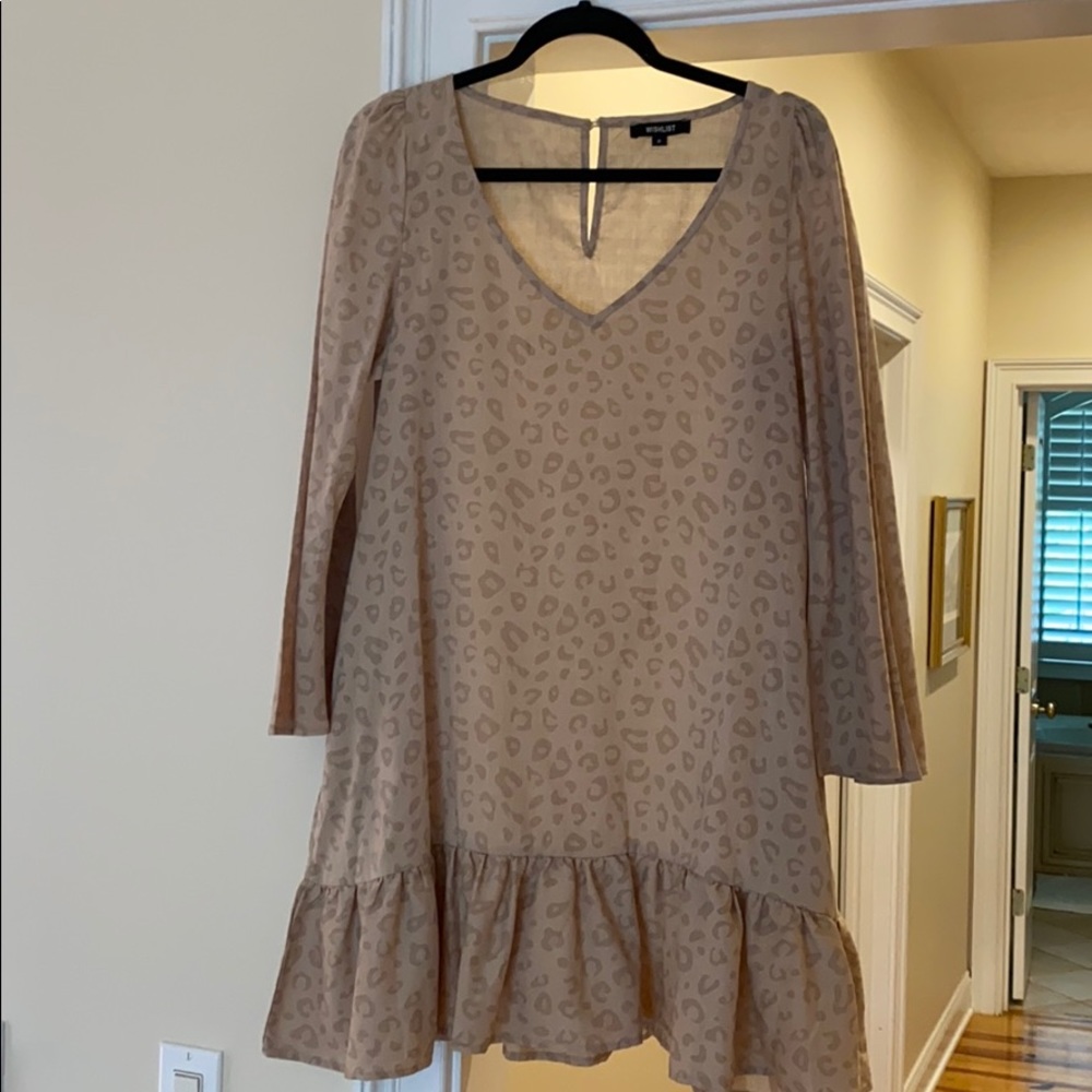 Leopard print dress